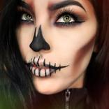 Skull Face Halloween Makeup
