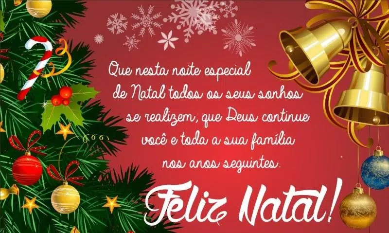 FELIZ NATAL E UM PRÓSPERO ANO NOVO