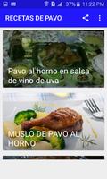 RECETAS DE PAVO Plakat