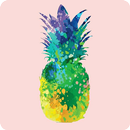 Kawaii Cute Pineapple Wallpape APK