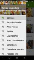 Comidas Ecuatorianas โปสเตอร์