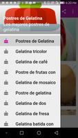 Poster Postres 😋de gelatina🍮