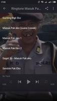 Masuk Pak eko - Ringtone OFFLINE screenshot 1