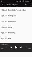 6lack musique ภาพหน้าจอ 1