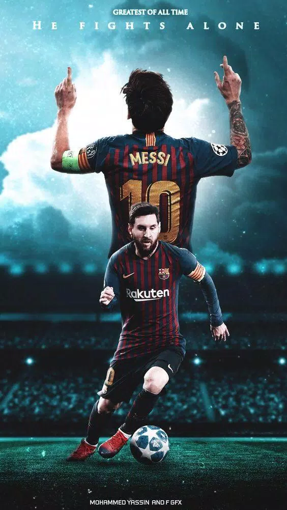 Tận hưởng hình nền HD với chân dung Messi trong những khoảnh khắc quan trọng trên sân cỏ. Với độ sắc nét tuyệt vời và màu sắc sống động, đây là một lựa chọn tuyệt vời cho các fan hâm mộ của ngôi sao bóng đá của Barcelona. Hãy tải về ngay và trang trí màn hình của bạn.