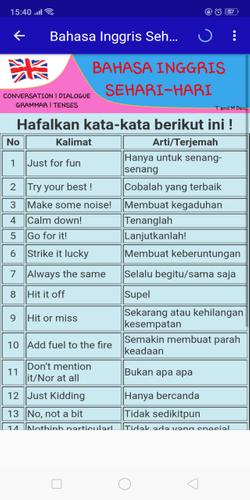 Lancar Bahasa Inggris Sehari Hari Dilengkapi Audio Para Android Apk Baixar