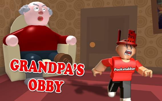 roblox escape my grandpa obby evil grandpa s house let s play