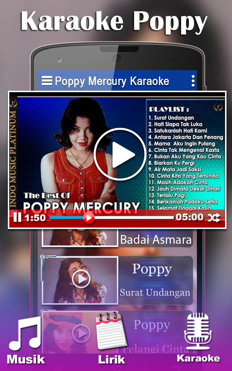 Karaoke Lagu Nostalgia Poppy Mercury + Lirik Mp3 for Android APK Download