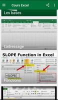 Cours Excel poster