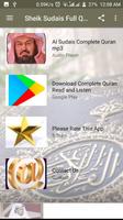 Sheikh Sudais Full Quran offline Ekran Görüntüsü 1