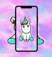 Cute Unicorn Wallpaper capture d'écran 1