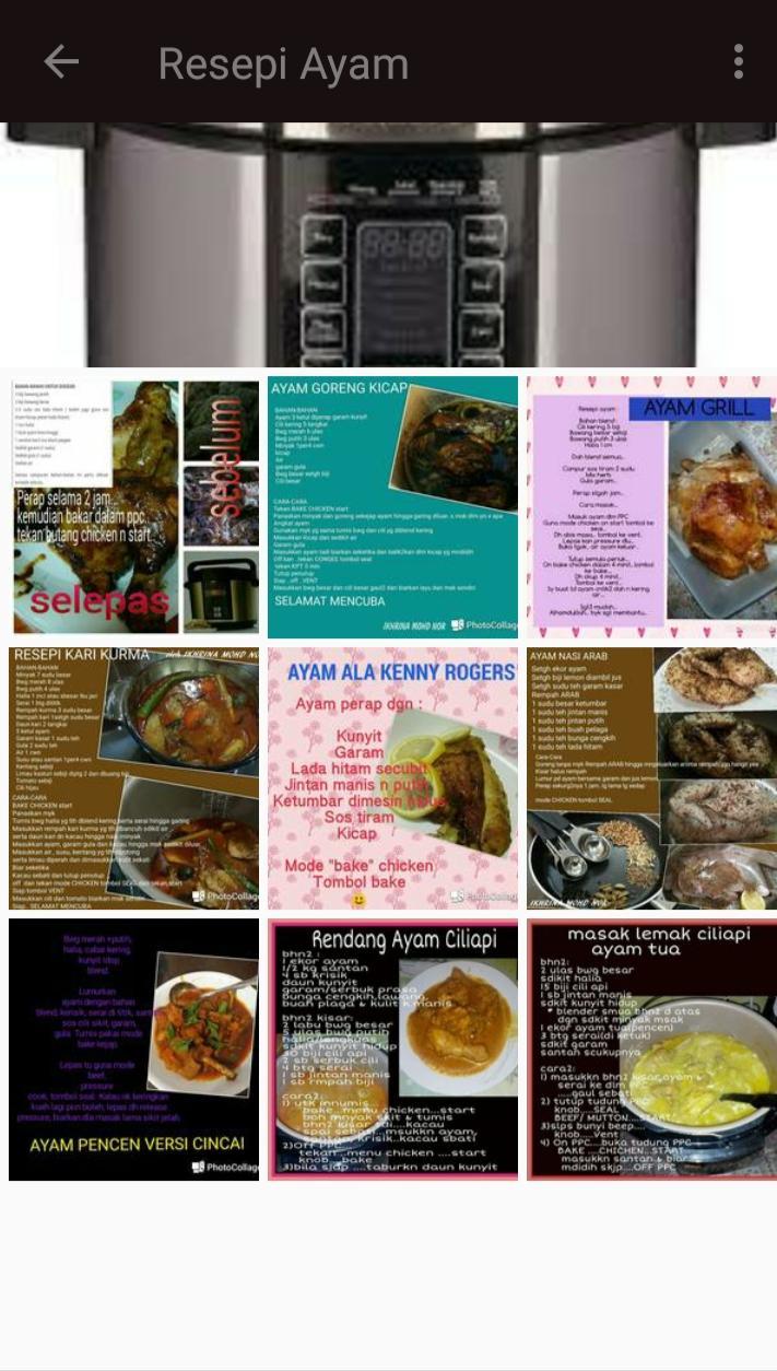 Resepi Pressure Cooker For Android Apk Download