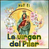 Feliz Día de la Virgen del Pilar পোস্টার