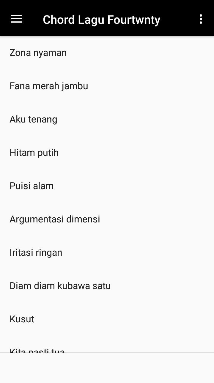 Chord Lagu Fana Merah Jambu C