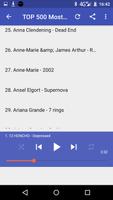 TOP 500 Most Popular Songs captura de pantalla 2