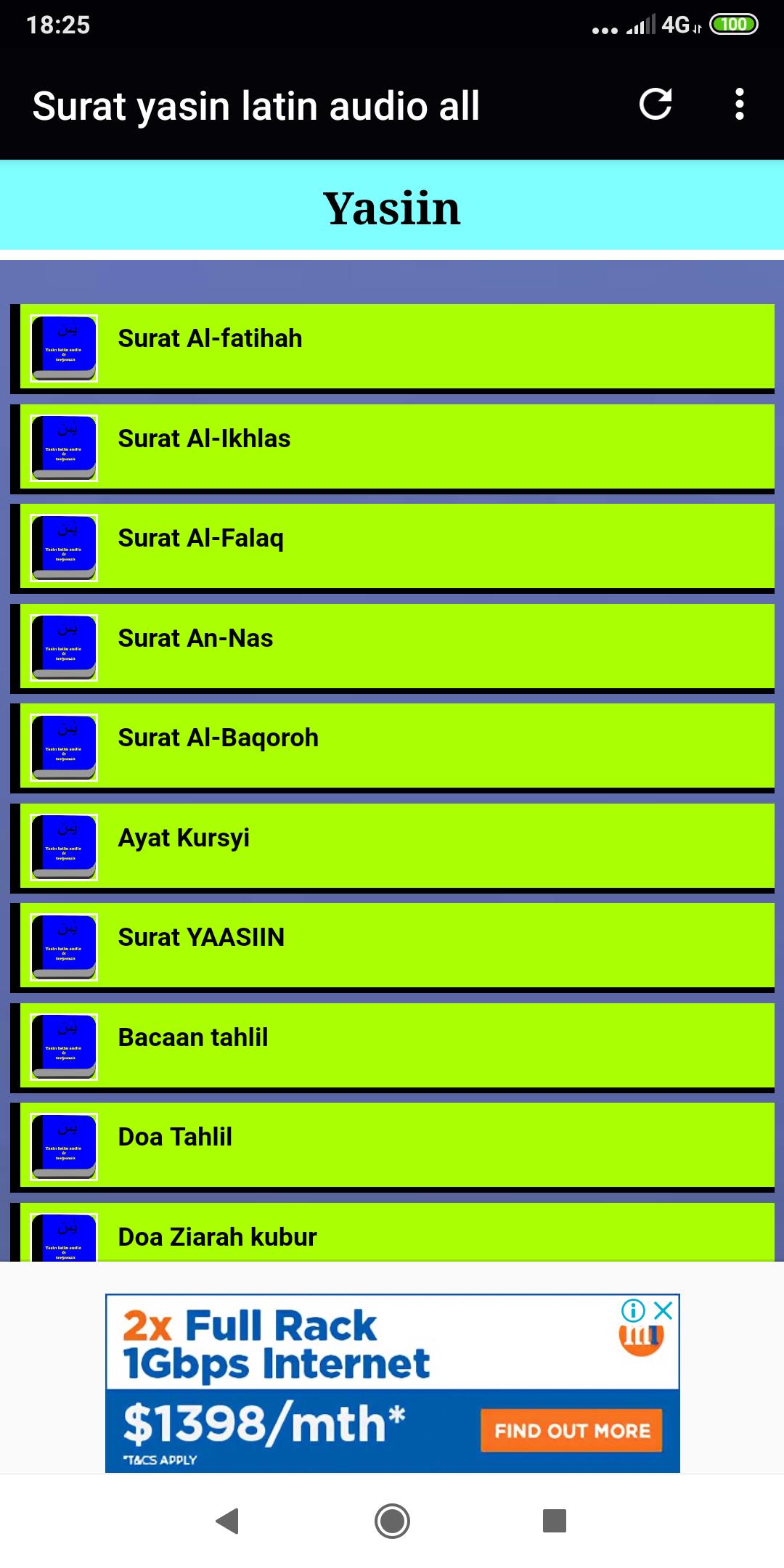 Baca Surat Yasin Latin Audio All For Android Apk Download