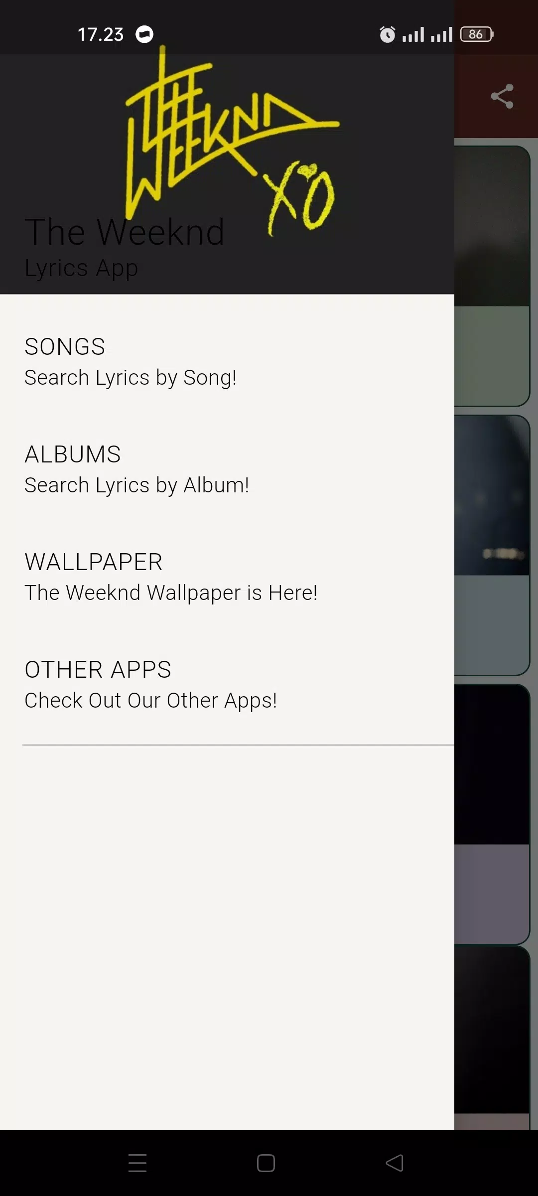 The Weeknd Song Lyrics APK for Android Download
