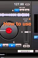 How to use Virtual DJ poster