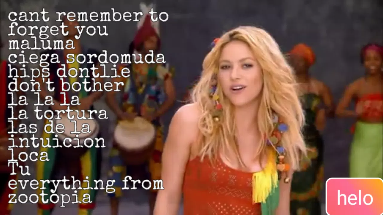 Descarga de APK de Shakira cant remember to forget you 2020 para Android