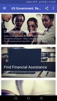 US Government Benefits الملصق