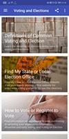 Voting and Elections الملصق