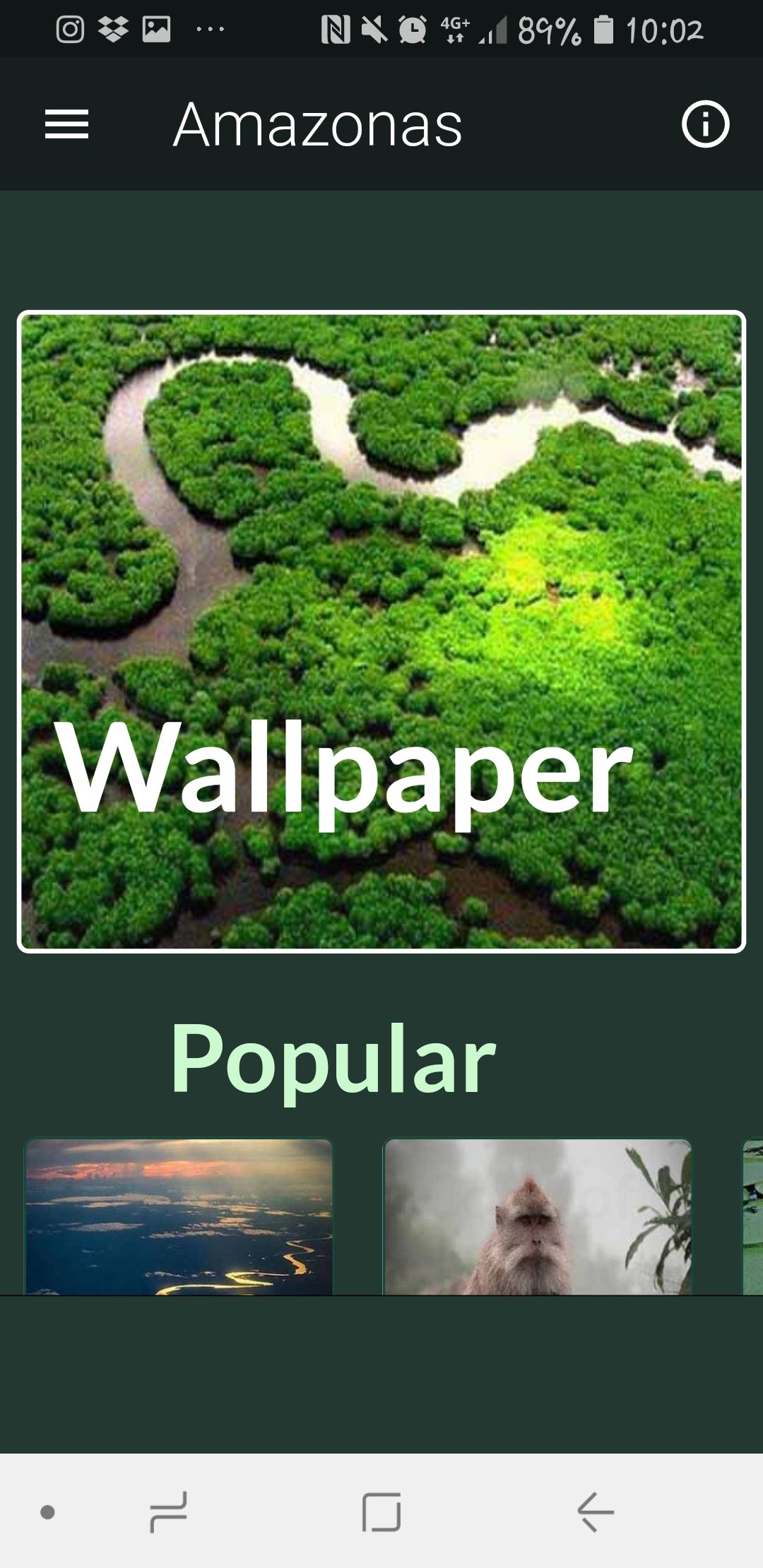 Amazonas Fondos de Pantalla, Wallpaper HD APK pour Android Télécharger