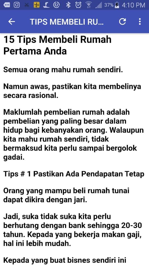 Panduan Mudah Beli Rumah Pertama For Android Apk Download<script async src=