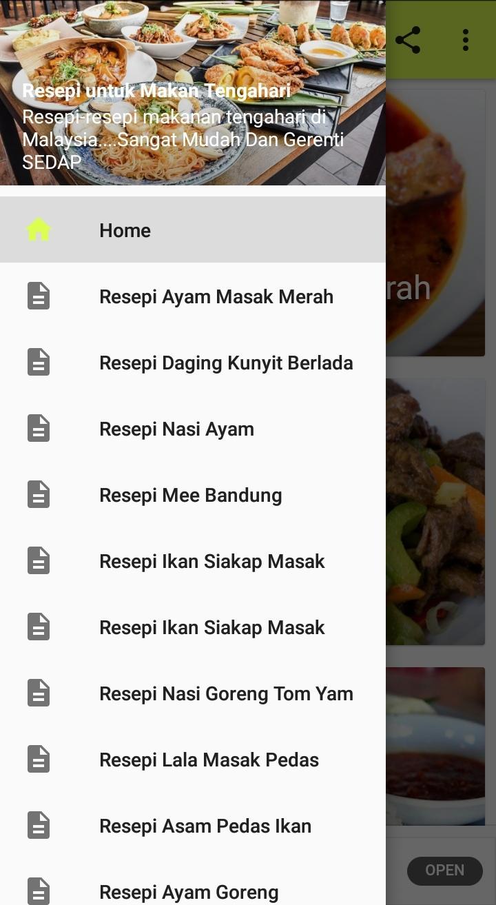 Resepi Untuk Makan Tengahari For Android Apk Download