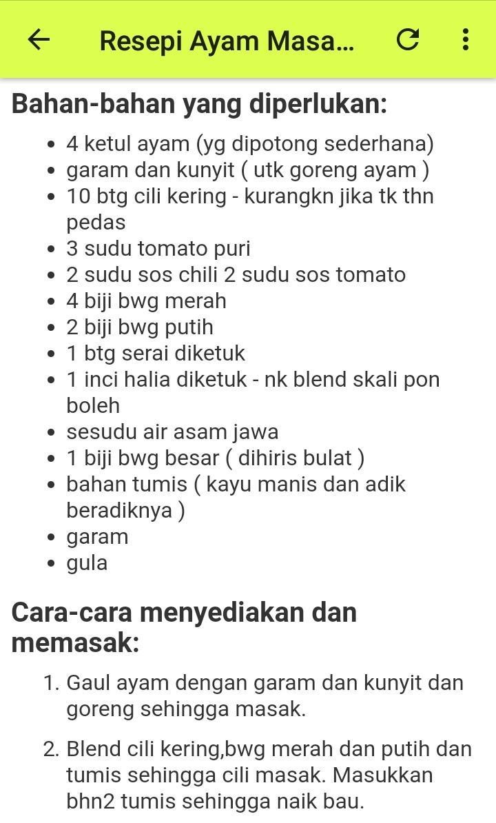 Resepi Untuk Makan Tengahari For Android Apk Download
