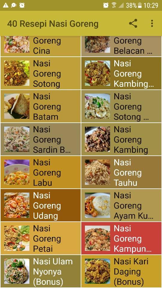 40 Resepi Nasi Goreng For Android Apk Download