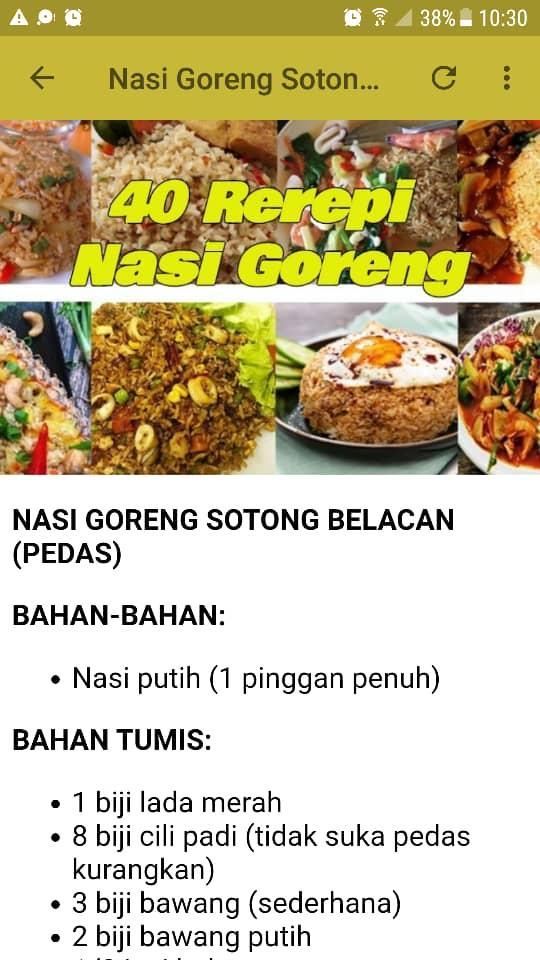 40 Resepi Nasi Goreng Pour Android Telechargez L Apk