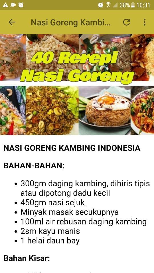 40 Resepi Nasi Goreng For Android Apk Download