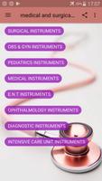 Medical and Surgical Instrumen poster