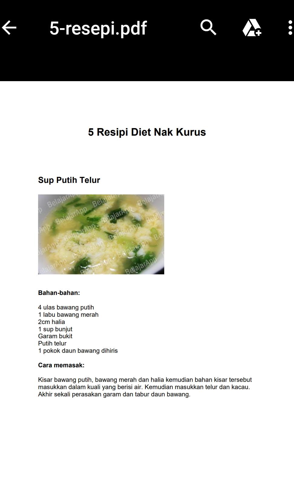 7 Resepi Diet Kurus For Android Apk Download