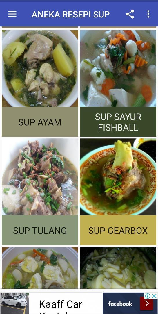 Aneka Resepi Sup For Android Apk Download