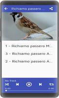 Richiamo passero mp3 capture d'écran 1