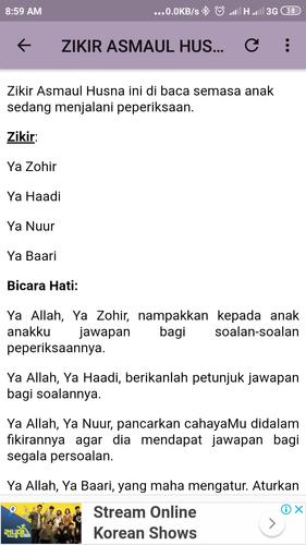 Anak Nak Exam Ini Doa Zikir Penting Ibubapa Para Android Apk Baixar