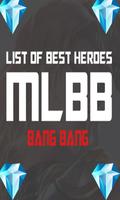 LIST OF BEST HEROES MLBB capture d'écran 1