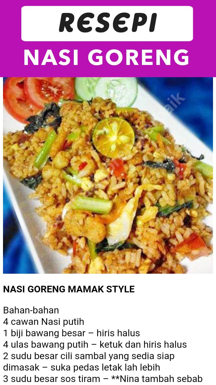 Resepi Nasi Goreng Sedap Für Android Apk Herunterladen