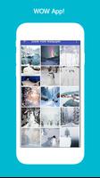 Snow View Wallpaper Affiche