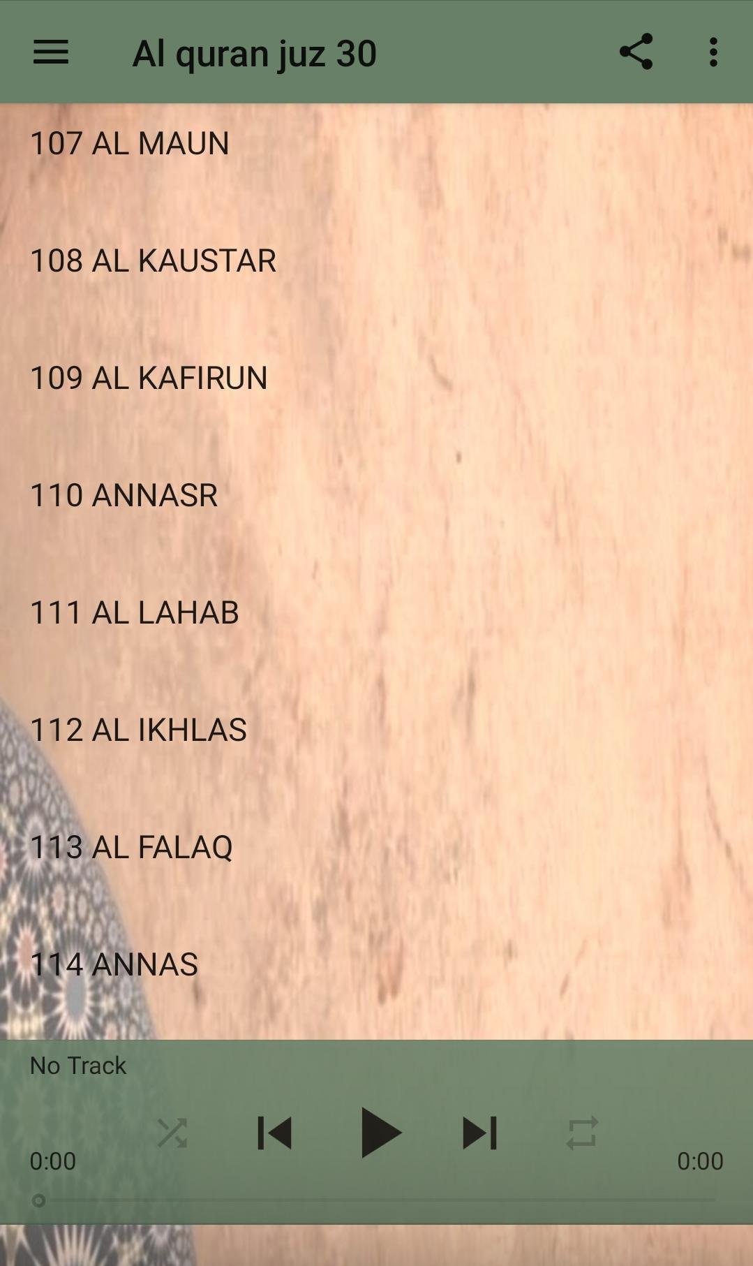 Al Quran Murattal 30 Juz For Android Apk Download