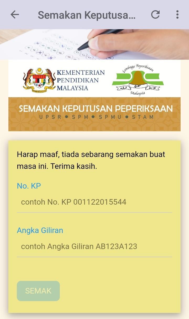 No Angka Giliran Spm No Angka Giliran Spm