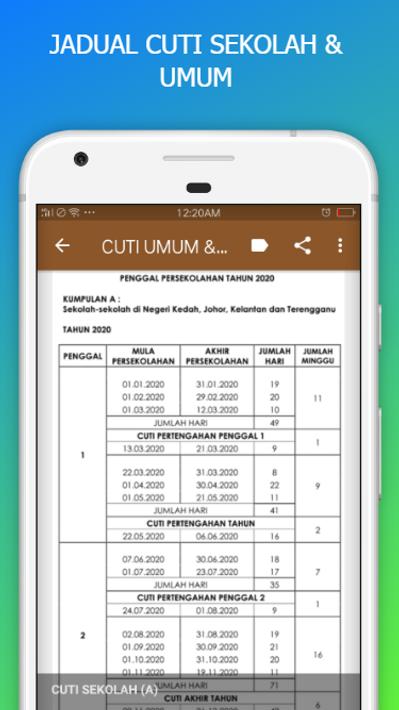 Tarikh Gaji Penjawat & Pencen Kerajaan 2020 for Android ...