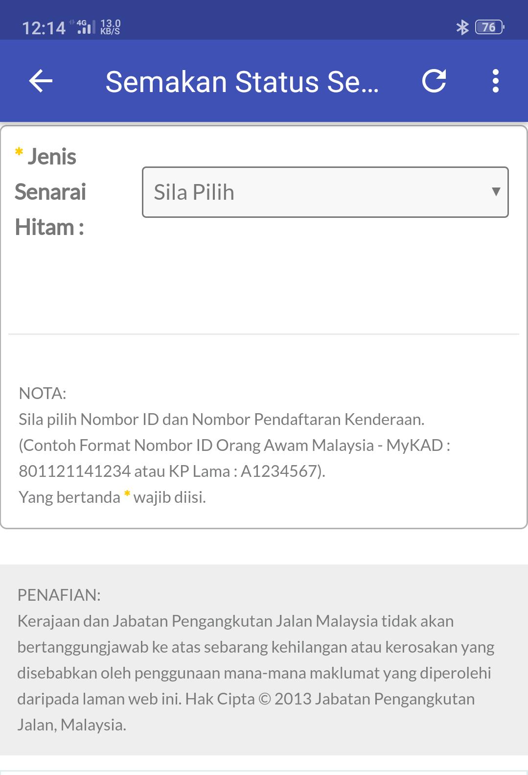 Semakan Saman Online Sms For Android Apk Download