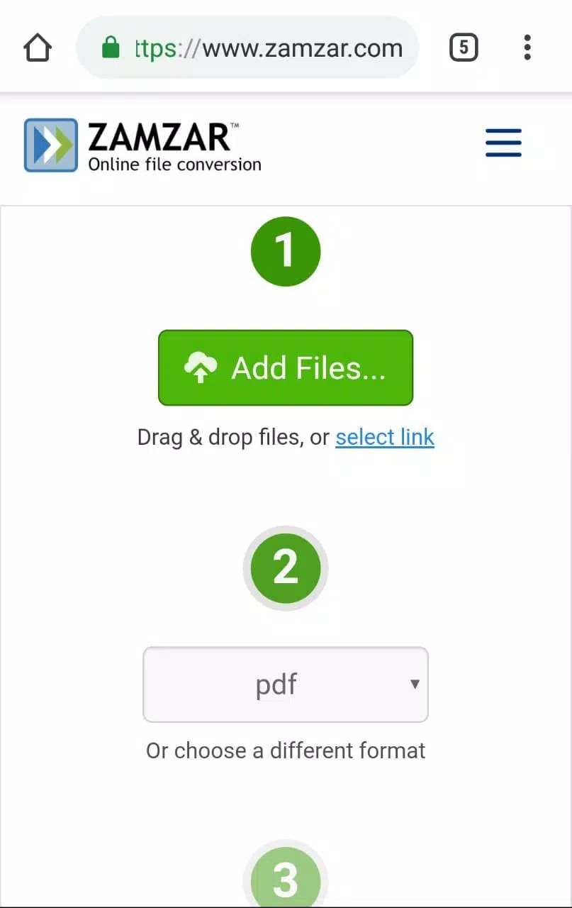 ZAMZAR Best Any File Converter APK for Android Download