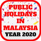 Public Holidays in Malaysia : Year 2020 icône