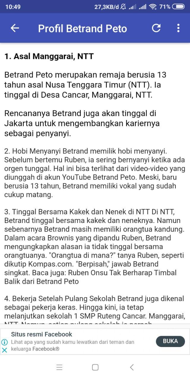 Mp3 Betrand Peto Lengkap For Android Apk Download