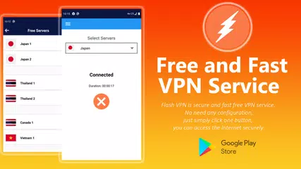 Flash VPN - Free high speed, u アプリダウンロード