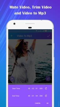 Video to Mp3 : Mute Video /Trim Video/Cut Video 截图 3