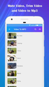 Video to Mp3 : Mute Video /Trim Video/Cut Video 截图 1